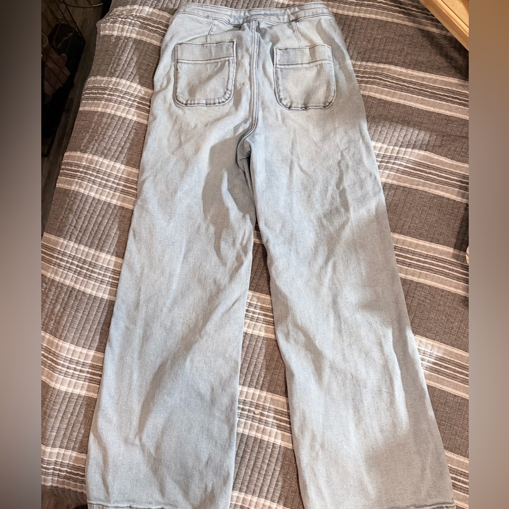 TWO for price of One! LC Lauren Conrad Dark Blue Flare Jeans & light blue pair. - Picture 4 of 5